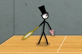 Stick Figure Badminton 3